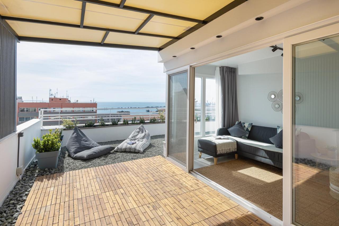 Port De L'Eau Roof Garden Apartment Thessaloniki Exterior photo